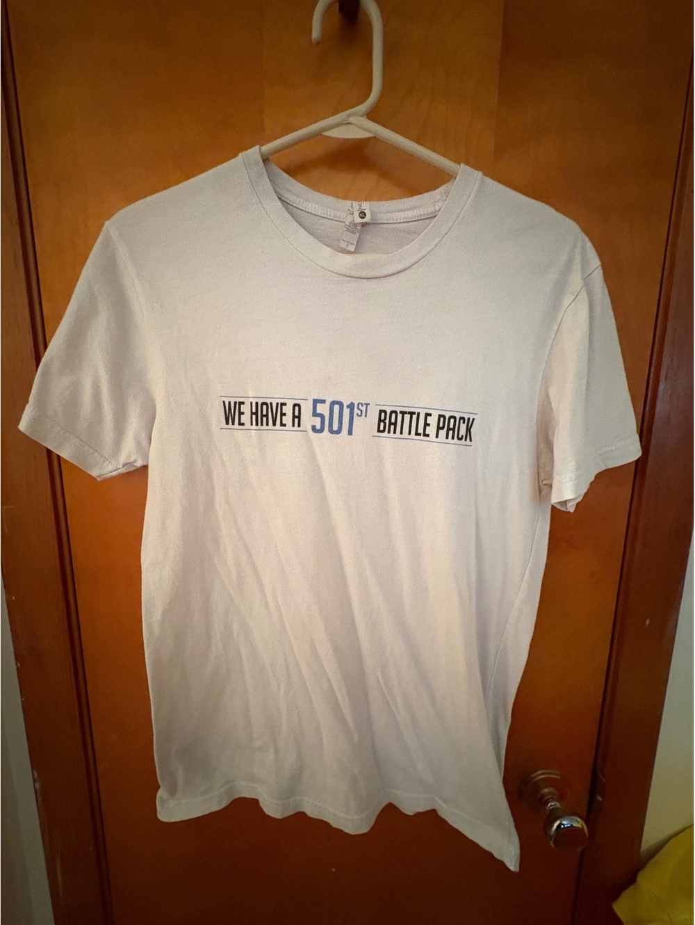Next Level Apparel White Graphic T-Shirt Size S